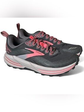 Brooks Cascadia 16 GTX Waterproof Trail Running Shoes Women’s 6 Black & Pink